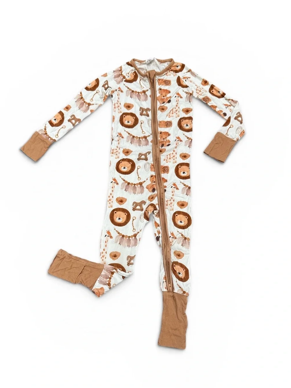 Little One Shop Vintage Boho Toys Bamboo Zippy Boys Girls Size 3T Brown